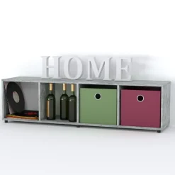 Raumteiler Ludus Grau 142.5 x 36.2 cm Vicco