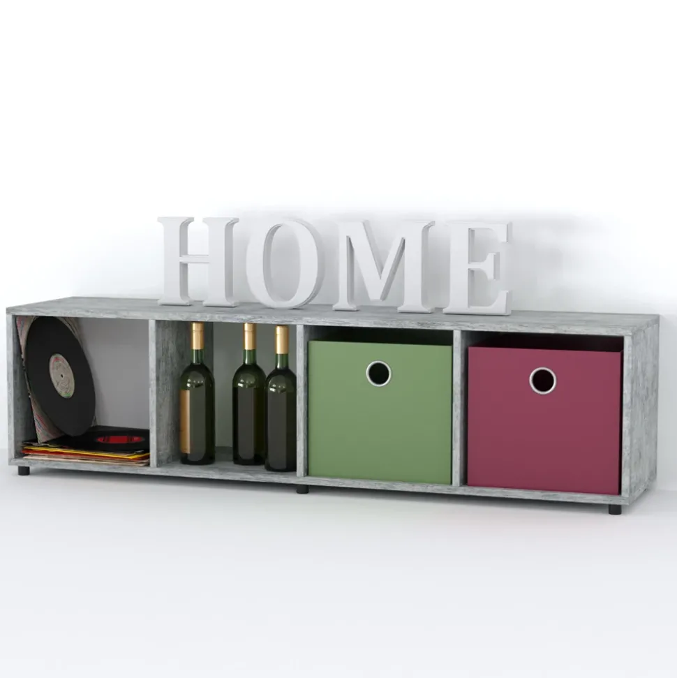 Raumteiler Ludus Grau 142.5 x 36.2 cm Vicco