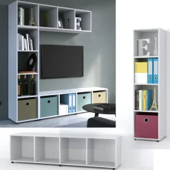 Raumteiler Ludus Weiß 142.5 x 36.2 cm Vicco