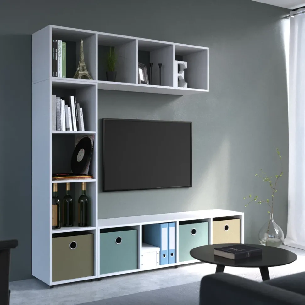 Raumteiler Ludus Weiß 142.5 x 36.2 cm Vicco