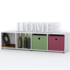 Raumteiler Ludus Weiß 142.5 x 36.2 cm Vicco