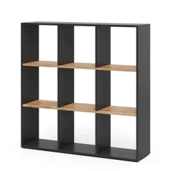 Raumteiler Nove Anthrazit/Goldkraft Eiche 107.2 x 107.8 cm Vicco