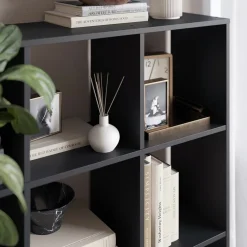 Raumteiler Nove Schwarz 104 x 108 cm Vicco