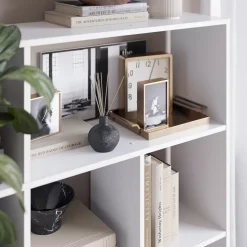 Raumteiler Nove Weiß 107.2 x 107.8 cm 7 Fächer Vicco