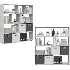 Raumteiler Pilar Grau 131.6 x 143 cm Vicco