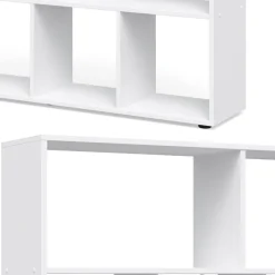 Raumteiler Pilar Weiß 131.6 x 143 cm Vicco