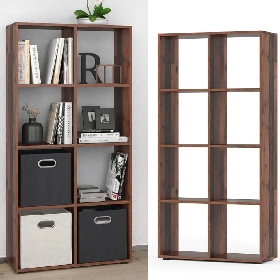 Raumteiler Scutum Antikholz 143 x 72 cm Vicco