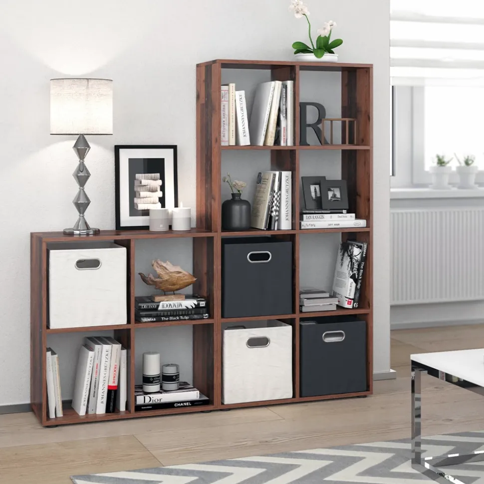 Raumteiler Scutum Antikholz 143 x 72 cm Vicco