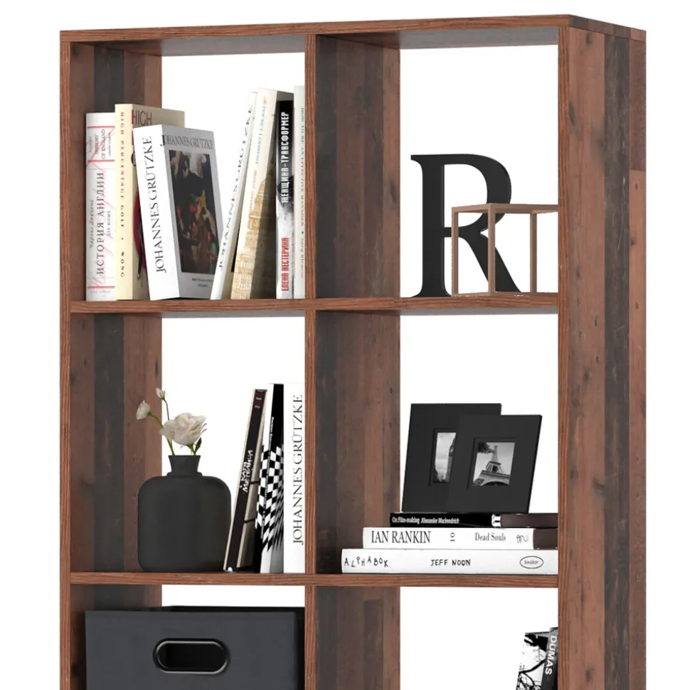 Raumteiler Scutum Antikholz 143 x 72 cm Vicco