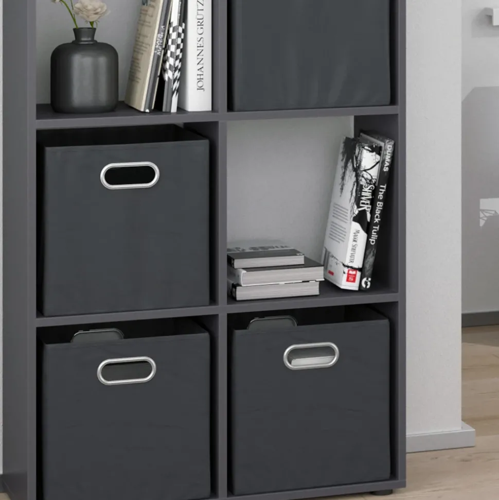 Raumteiler Scutum Grau 143 x 72 cm Vicco