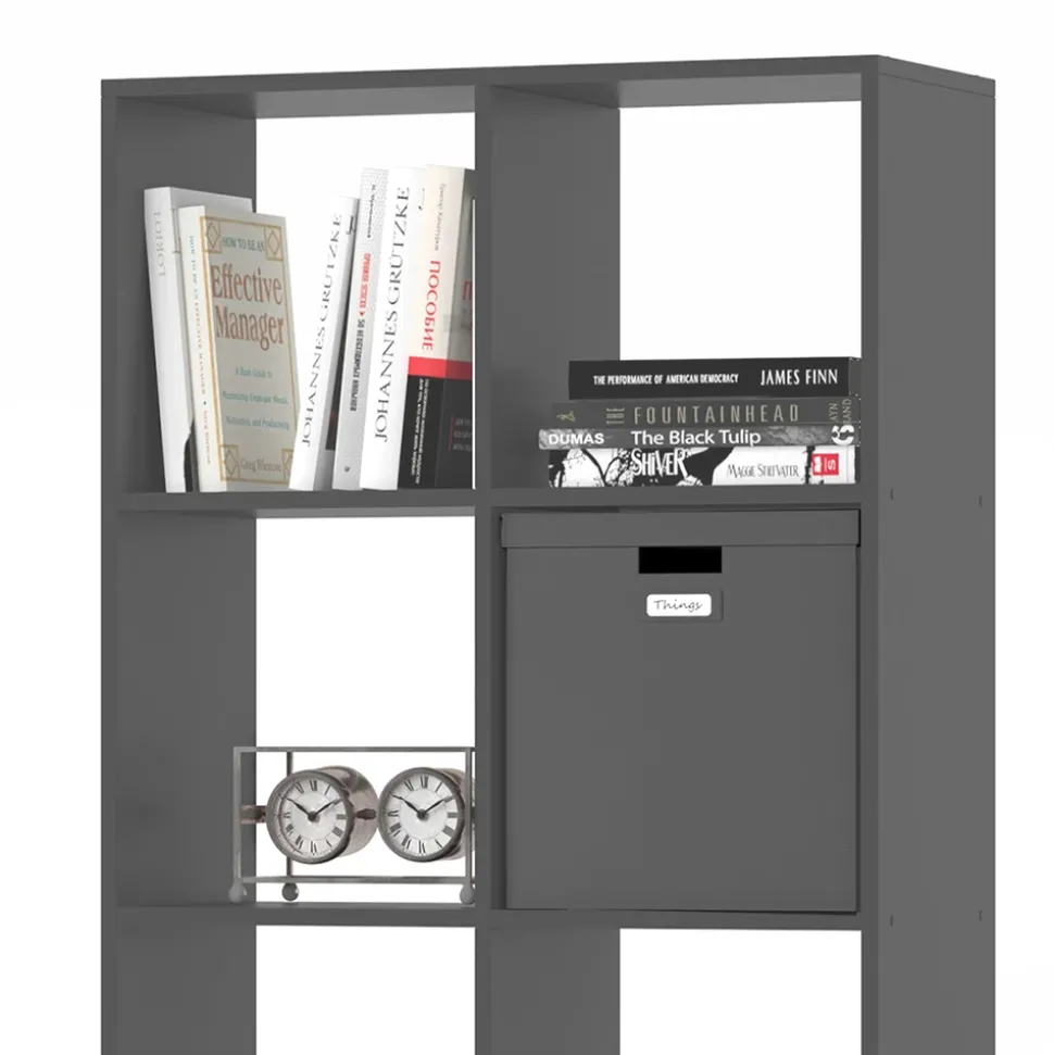 Raumteiler Scutum Grau 143 x 72 cm Vicco