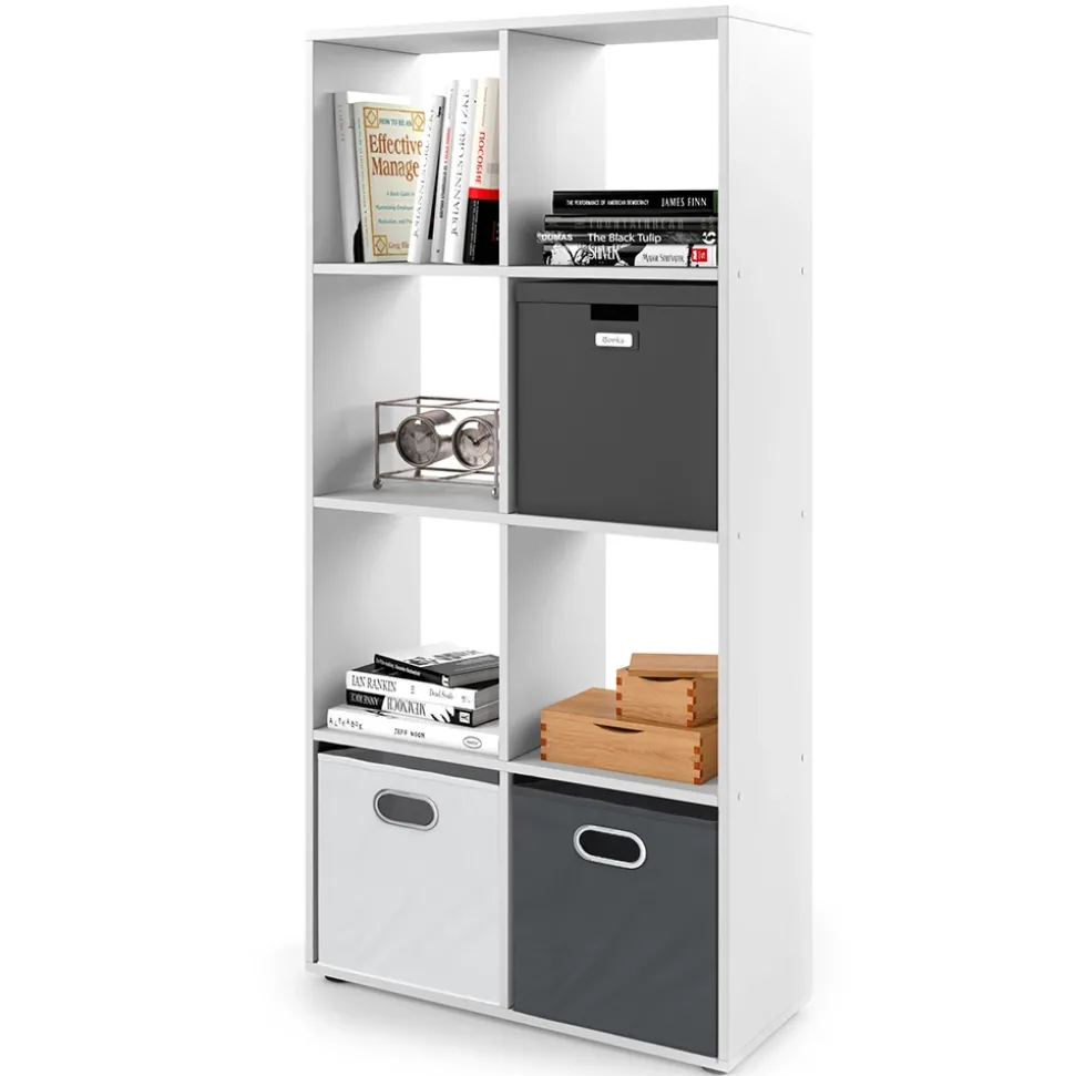 Raumteiler Scutum Weiß 143 x 72 cm Vicco