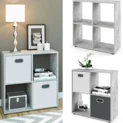 Raumteiler Tetra Beton 72.6 x 72 cm Vicco