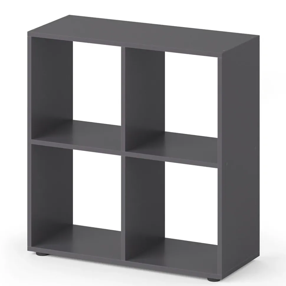 Raumteiler Tetra Grau 72.6 x 72 cm Vicco