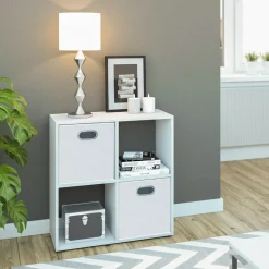 Raumteiler Tetra Weiß 72.6 x 72 cm Vicco