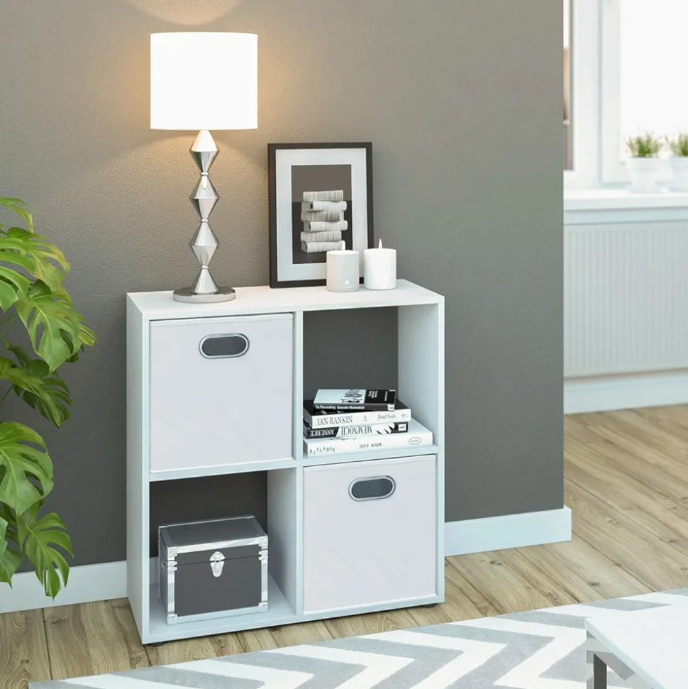 Raumteiler Tetra Weiß 72.6 x 72 cm Vicco