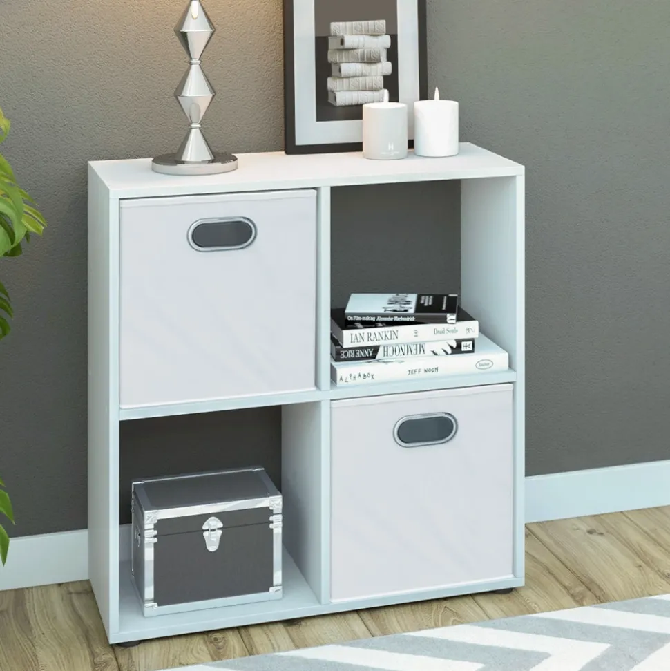 Raumteiler Tetra Weiß 72.6 x 72 cm Vicco