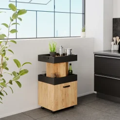 Rollcontainer Goldkraft Eiche 50 x 88.6 cm Vicco