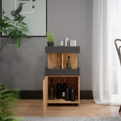 Rollcontainer Goldkraft Eiche 50 x 88.6 cm Vicco