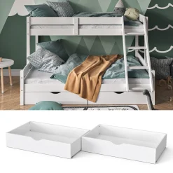 Rollschublade Everest Weiß 97.7 x 55.6 cm 2er Set Vitalispa