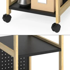 Rollwagen Elvia Schwarz 36 x 51 cm Vicco