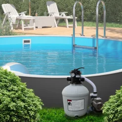 Sandfilteranlage Grau 13.200 Liter/Stunde OK-Living