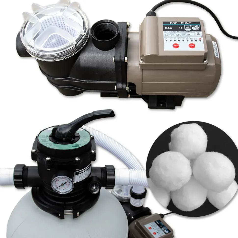 Sandfilteranlage Grau 13.200 Liter/Stunde OK-Living