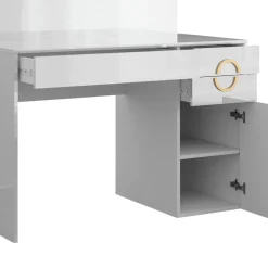 Schminktisch Adela Weiß 115 cm mit Spiegel Vicco