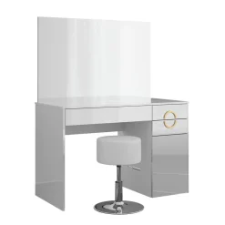 Schminktisch Adela Weiß 115 cm mit Hocker Vicco