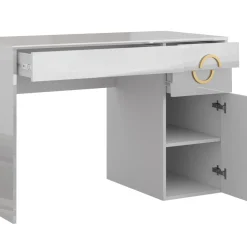 Schminktisch Adela Weiß 115 cm mit 3 Schubladen Vicco