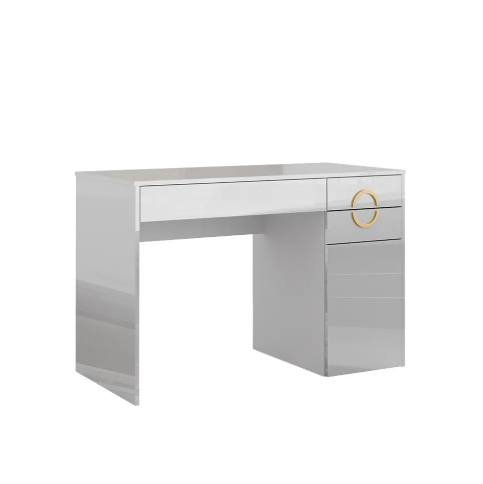 Schminktisch Adela Weiß 115 cm mit 3 Schubladen Vicco