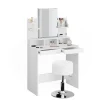 Schminktisch Ania Weiß 80 cm mit Hocker Vicco