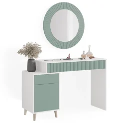 Schminktisch Arles Grün 120 cm Vicco