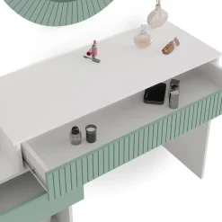 Schminktisch Arles Grün 120 cm Vicco