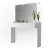 Schminktisch Azur Weiß 120 cm mit LED Beleuchtung Vicco