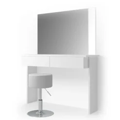 Schminktisch Azur Weiß 120 cm mit Hocker Vicco