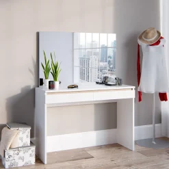 Schminktisch Emma Weiß 120 cm ohne Spiegel Vicco
