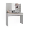 Schminktisch Emma Weiß 120 cm mit Spiegelregal Vicco