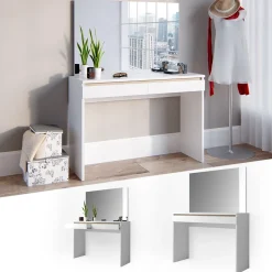 Schminktisch Emma Weiß 120 cm Vicco