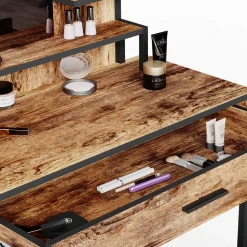 Schminktisch Fyrk Antikholz 80 cm Vicco