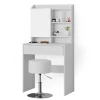 Schminktisch Laura Weiß 70 cm mit Hocker Vicco