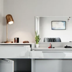 Schminktisch Lilli Weiß 135 cm mit Hocker Vicco