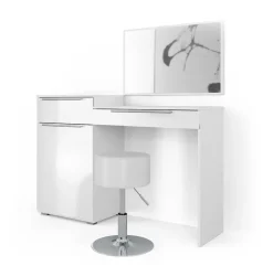 Schminktisch Lilli Weiß 135 cm mit Hocker Vicco