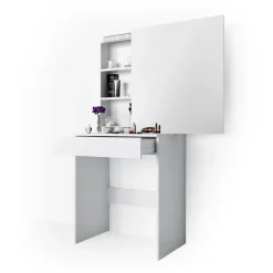 Schminktisch Melle Weiß 68 cm Vicco