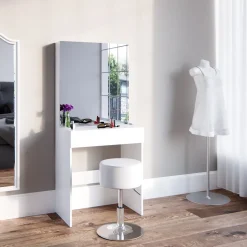 Schminktisch Melle Weiß 68 cm Vicco
