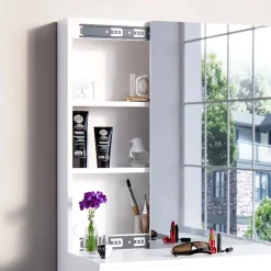 Schminktisch Melle Weiß 68 cm Vicco