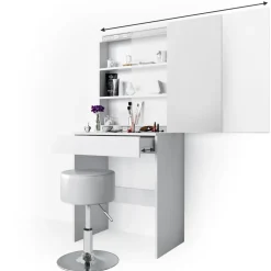 Schminktisch Melle Weiß 68 cm Vicco