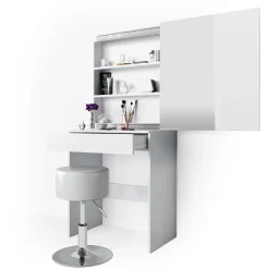 Schminktisch Melle Weiß 68 cm mit Hocker Vicco