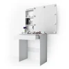 Schminktisch Melle Weiß 68 cm mit LED Beleuchtung Vicco