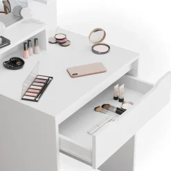 Schminktisch Ruben Weiß 60 cm mit LED Beleuchtung Vicco